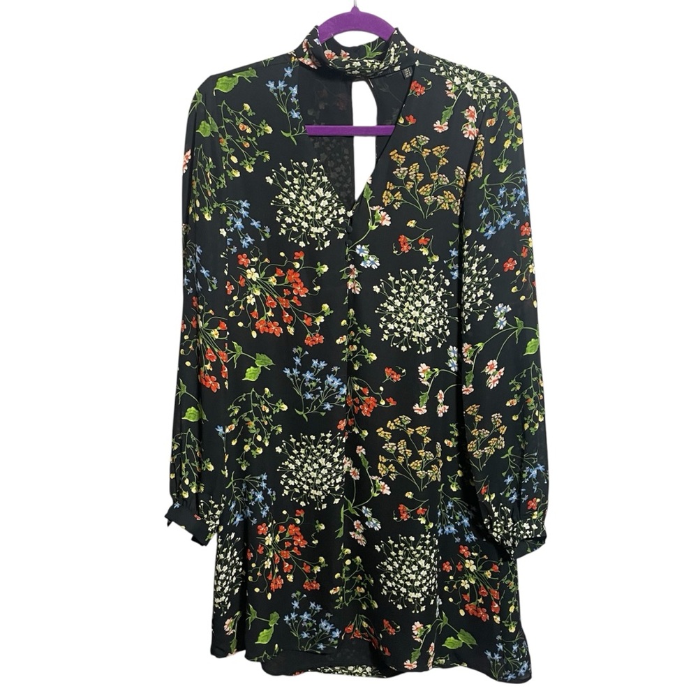 Dalia Long sleeve floral dress